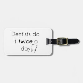 Etiqueta Para Maletas ¡Dentista, hazlo!