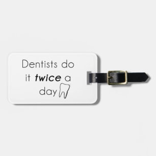 Etiqueta Para Maletas ¡Dentista, hazlo!