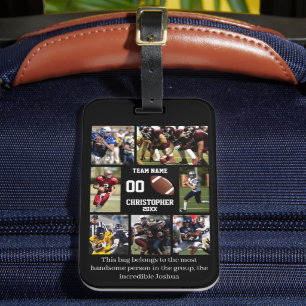 Etiqueta Para Maletas Deportes de fútbol personalizados