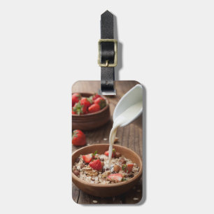 Etiqueta Para Maletas Desayuno sano