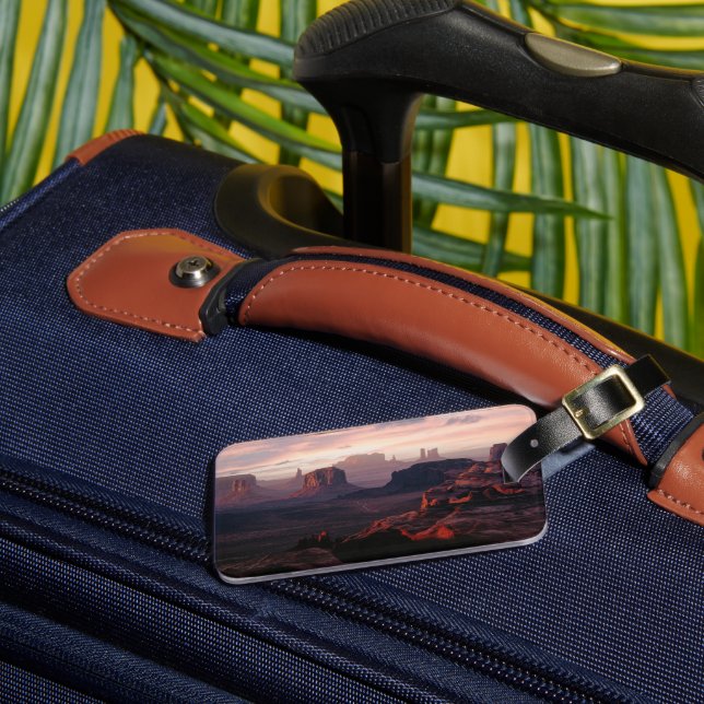 Etiqueta Para Maletas Desiertos | Monument Valley Utah-Ariziona (Anverso In situ 3)