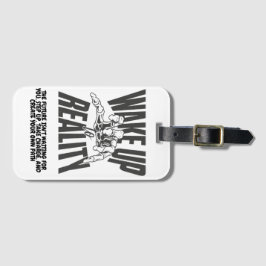 Etiqueta Para Maletas Despertar a la realidad