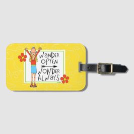 Etiqueta Para Maletas Despertar A Menudo Preguntarse Siempre