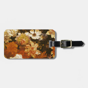 Etiqueta Para Maletas Detalle de las flores (aceite en lona)