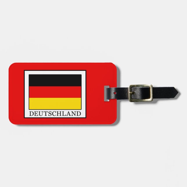 Etiqueta Para Maletas Deutschland (Frente Horizontal)