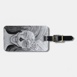 Etiqueta Para Maletas Dia de los Muertos