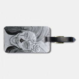Etiqueta Para Maletas Dia de los Muertos