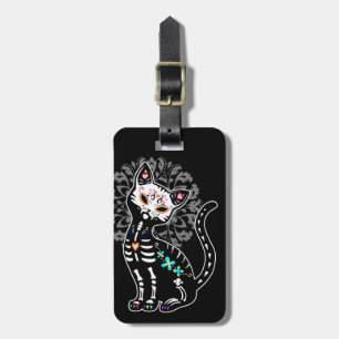 Etiqueta Para Maletas Día femenino del personalizado esquelético lindo