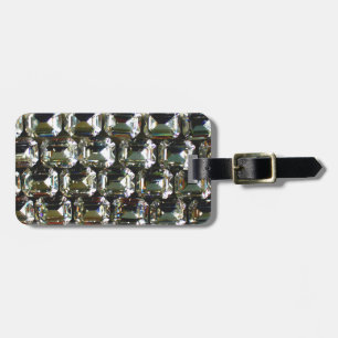 Etiqueta Para Maletas Diamantes, elegantes piedras preciosas