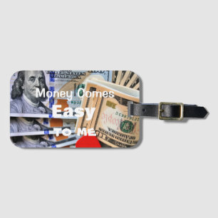 Etiqueta Para Maletas Dinero positivo 