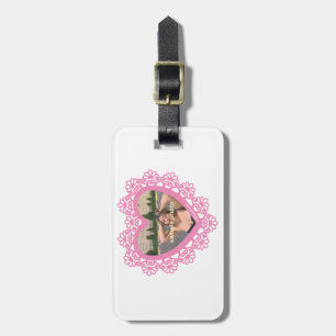 Etiqueta Para Maletas Dingus Heart and Lace Magnet