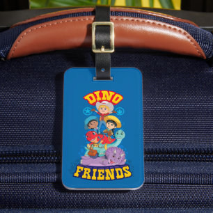 Etiqueta Para Maletas Dino Friends   Dino Ranch