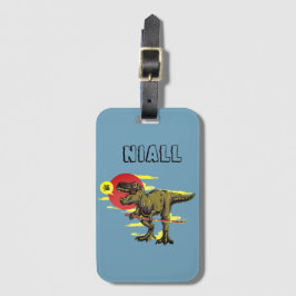 Etiqueta Para Maletas Dinosaurio personalizado
