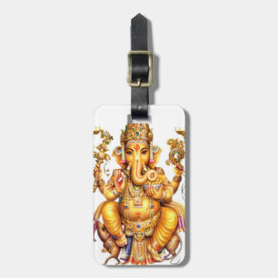 ETIQUETA PARA MALETAS DIOS HINDÚ GANESH