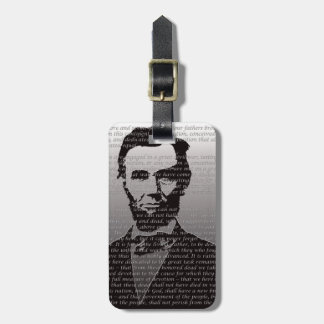 Etiqueta Para Maletas Dirección Abe Lincoln Gettysburg
