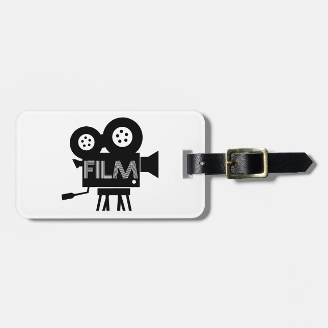 Etiqueta Para Maletas Director de cine Hollywood Personalizado (Frente Horizontal)