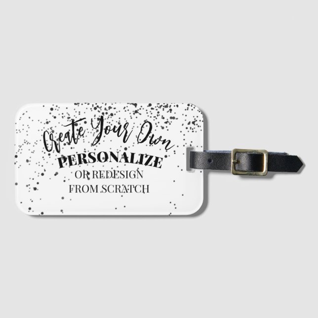 Etiqueta Para Maletas Diseñar su propio Personalizado (Anverso horizontal)