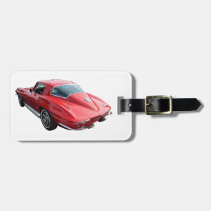 Etiqueta Para Maletas Diseño clásico de Chevrolet Corvette
