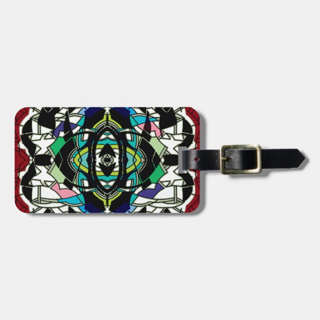 Etiqueta Para Maletas Diseño controlado (Frente Horizontal)