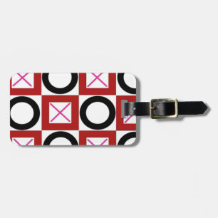 Etiqueta Para Maletas Diseño de abrazos y besos XOX