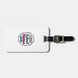 Etiqueta Para Maletas Diseño de camiseta de grabado vintage de enfermera