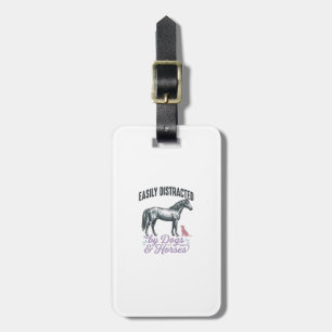 Etiqueta Para Maletas Diseño de camiseta fácilmente distraído por perros