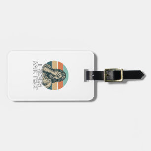 Etiqueta Para Maletas Diseño de cita de grabado vintage divertido Facepa