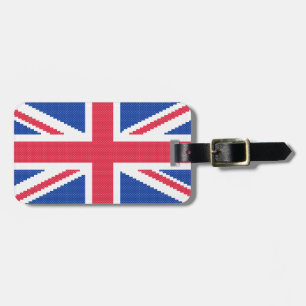 Etiqueta Para Maletas Diseño de cosido cruzado original Jack Union