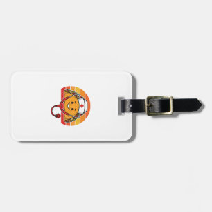 Etiqueta Para Maletas Diseño de grabado retro vintage de Nurse Taco_1