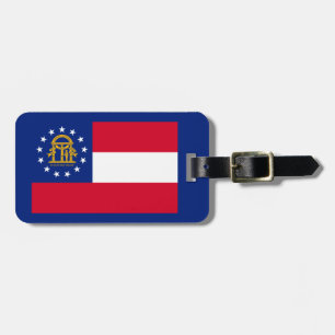 Etiqueta Para Maletas Diseño de la bandera del estado de Georgia
