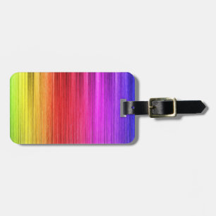 Etiqueta Para Maletas Diseño de las luces del arco iris