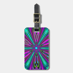 Etiqueta Para Maletas Diseño de Mandala