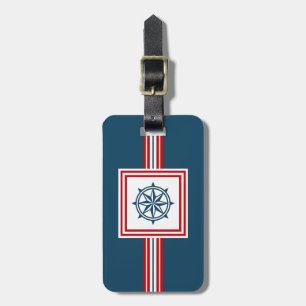 Etiqueta Para Maletas Diseño de temática náutica