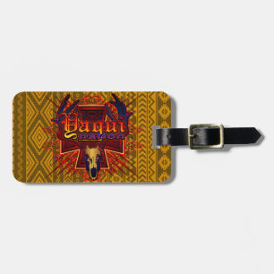 Etiqueta Para Maletas Diseño del cráneo de los ciervos de la nación de