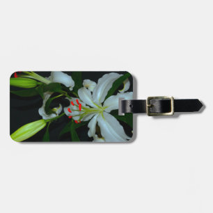 Etiqueta Para Maletas Diseño Irlandés-Colección de Latón y Flores