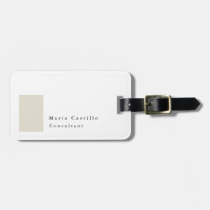 Etiqueta Para Maletas Diseño Minimalista moderno y elegante