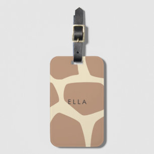 Etiqueta Para Maletas Diseño moderno de jirafa