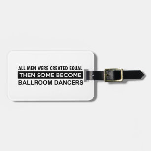 Etiqueta Para Maletas Diseños del baile de salón de baile