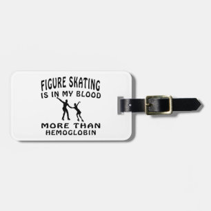 Etiqueta Para Maletas Diseños del patinaje artístico
