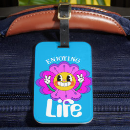 Etiqueta Para Maletas Disfrutando la vida