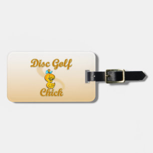 Etiqueta Para Maletas Disk Golf Chick