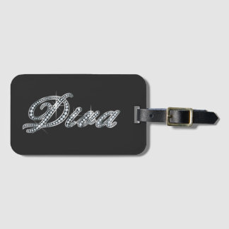 Etiqueta Para Maletas Diva "Diamond Bling" 