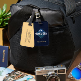 Etiqueta Para Maletas Diver retro Scuba Diving School Vintage Ocean
