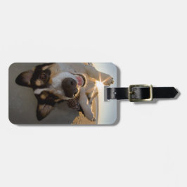 Etiqueta Para Maletas Diversión con el Sun