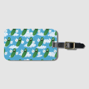 Etiqueta Para Maletas Divertido pepino Pickles Alimentos Humor Emojis de