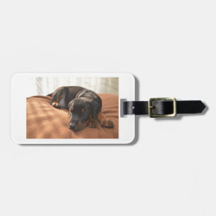 Etiqueta Para Maletas doberman-pinscher-puppy