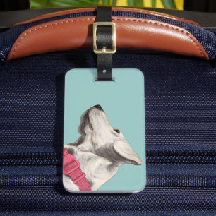 Etiqueta Para Maletas Doggy Painting