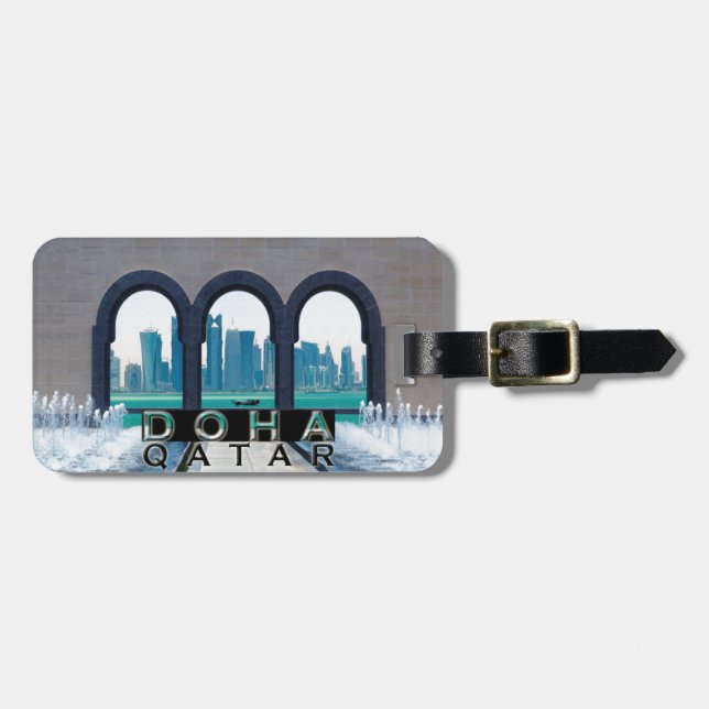 Etiqueta Para Maletas Doha (Frente Horizontal)
