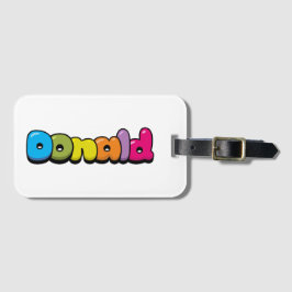 Etiqueta Para Maletas Donald