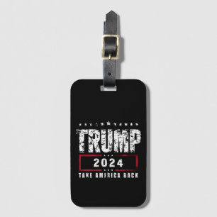 Etiqueta Para Maletas Donald Trump 2024 Recuperar América Elección